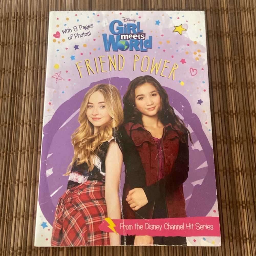 Disney’s Girl Meets World Friend Power Chapter Book w/ 8 Pages of Color